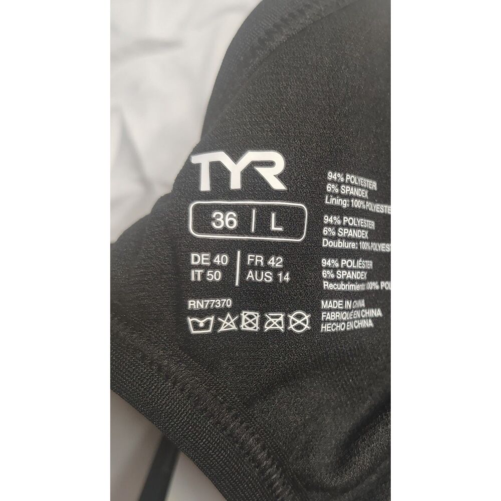 NWT TYR Durafast Elite Diamondfit Swimsuit Starborne Size 36(L) Competitive Race - Picture 5 of 8